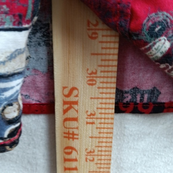 Clearwater Outfitters Mens XXL Christmas Shirt Classic Cars Santa Route 66 Red - Picture 14 of 14